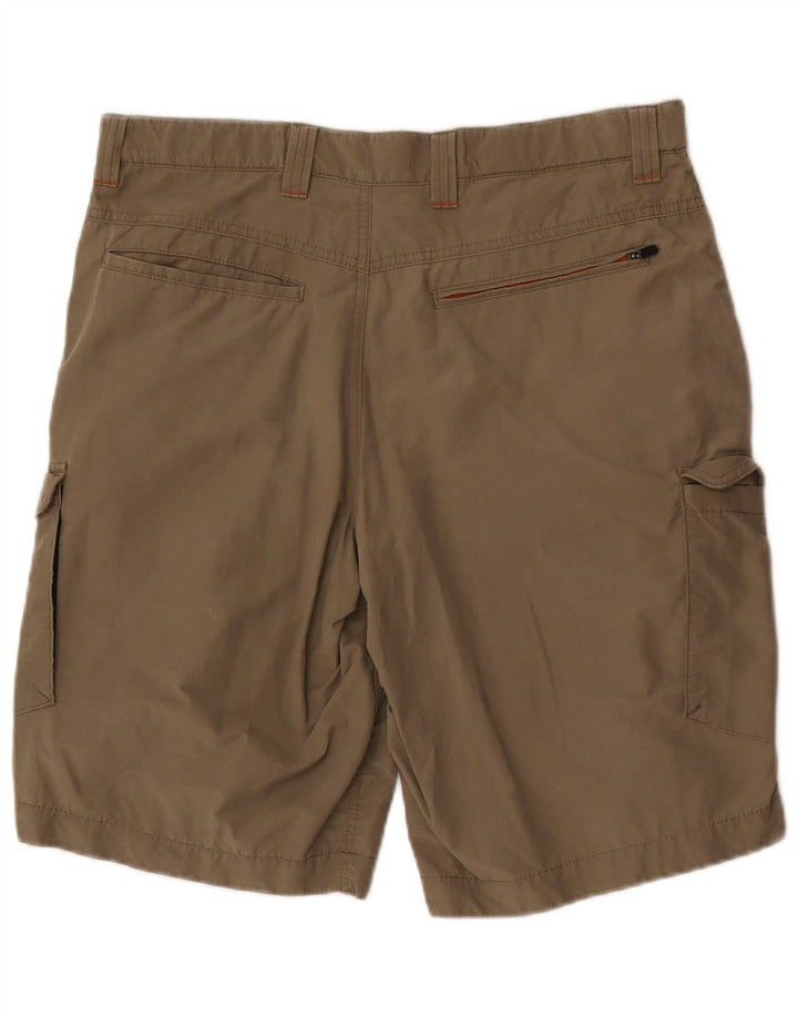 Marks & Spencer Mens Cargo Shorts W34 Large Khaki Cotton