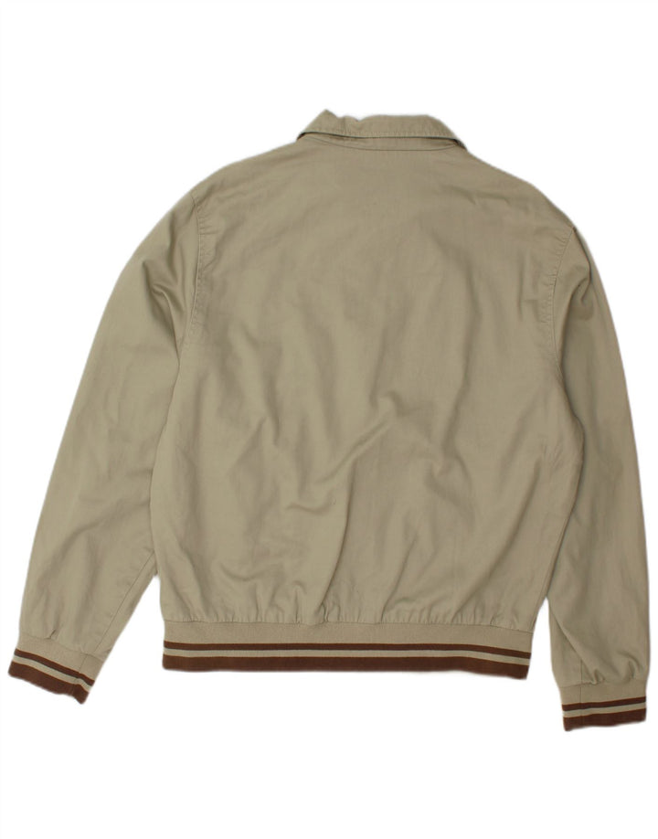 Levi's Mens Bomber Jacket UK 38 Medium Beige Cotton