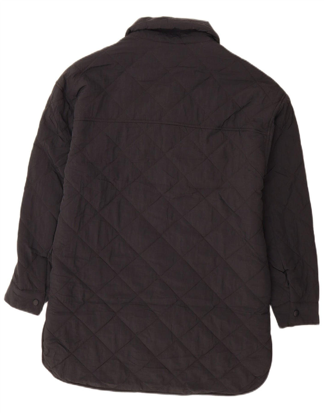 Marks & Spencer Womens Oversized Quilted Padded Coat UK 6 XS Black