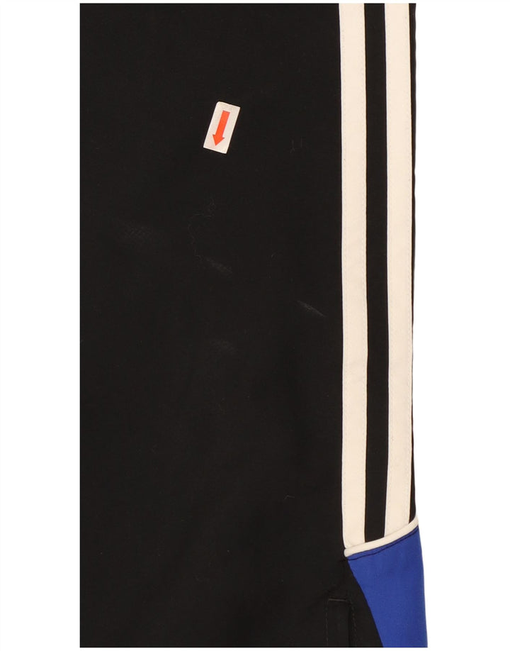 Adidas Mens Tracksuit Trousers Joggers UK 40/42 Medium  Black Polyester