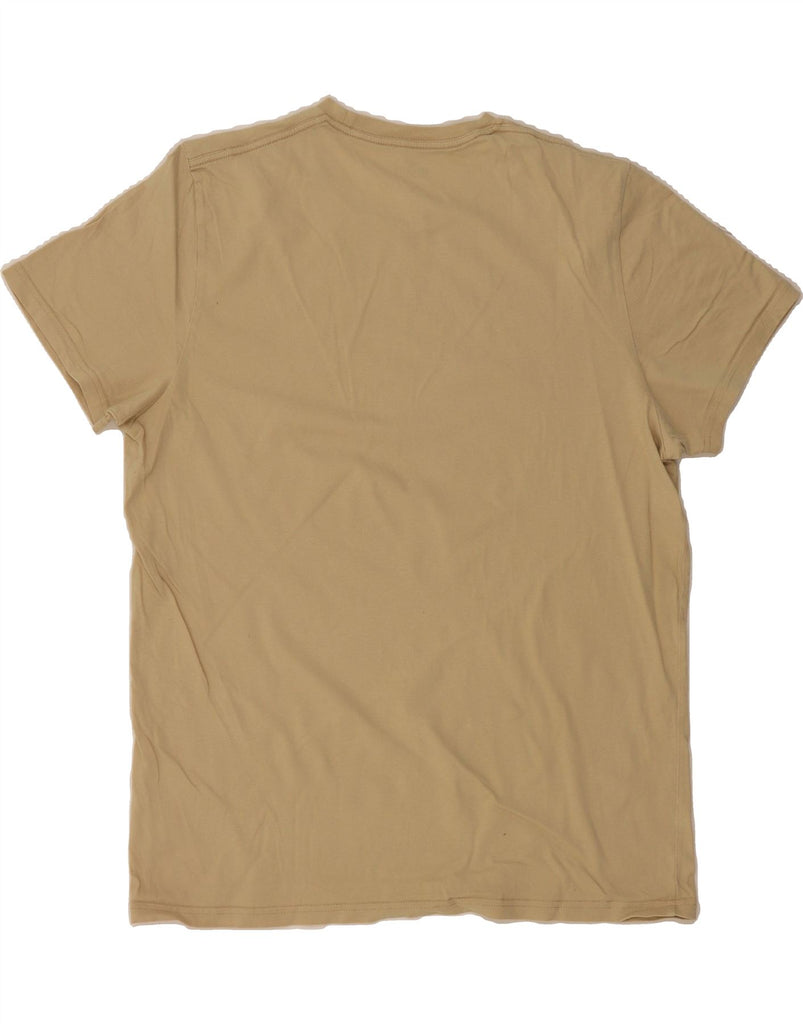 HOLLISTER Mens T-Shirt Top XL Beige Cotton Vintage Hollister and Second-Hand Hollister from Messina Hembry 