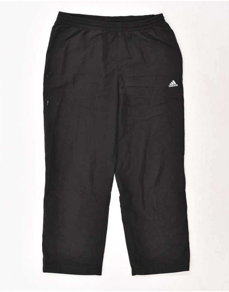 ADIDAS Mens Tracksuit Trousers Medium Black Polyester | Vintage Adidas | Thrift | Second-Hand Adidas | Used Clothing | Messina Hembry 