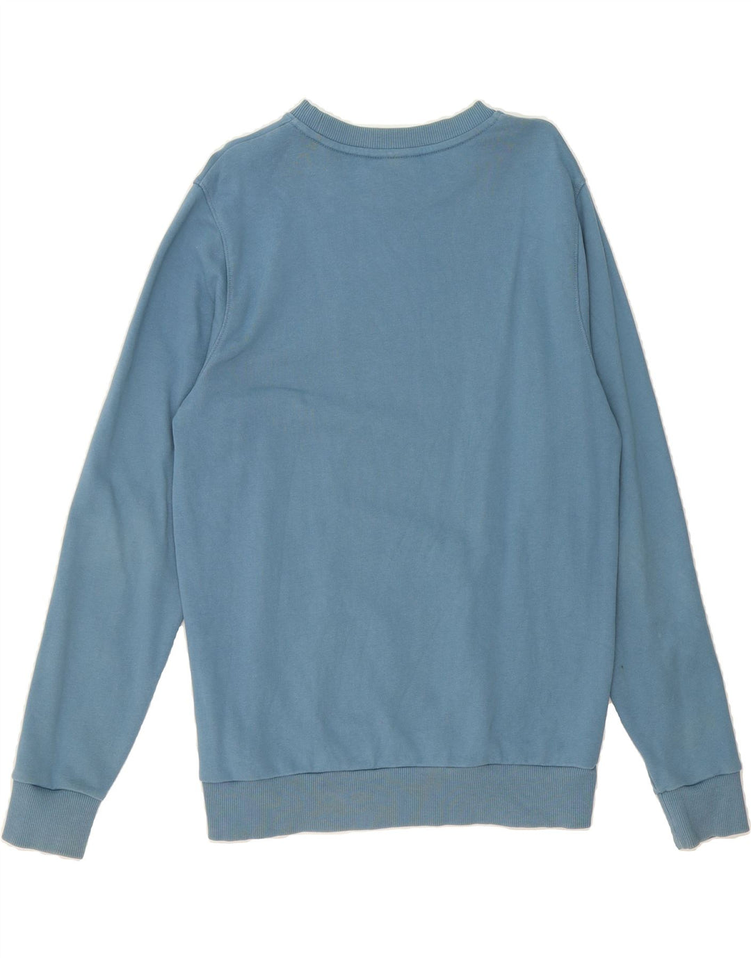 CALVIN KLEIN Mens Graphic Sweatshirt Jumper Medium Blue Cotton Vintage Calvin Klein and Second-Hand Calvin Klein from Messina Hembry 