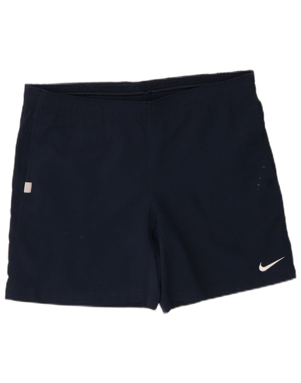 Nike Mens Dri Fit Sport Shorts Small  Navy Blue Polyester