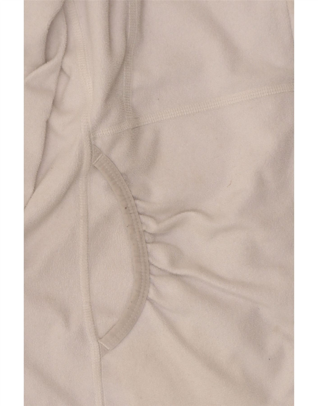 The North Face Womens Hooded Fleece Jacket UK 12 Medium White Polyester