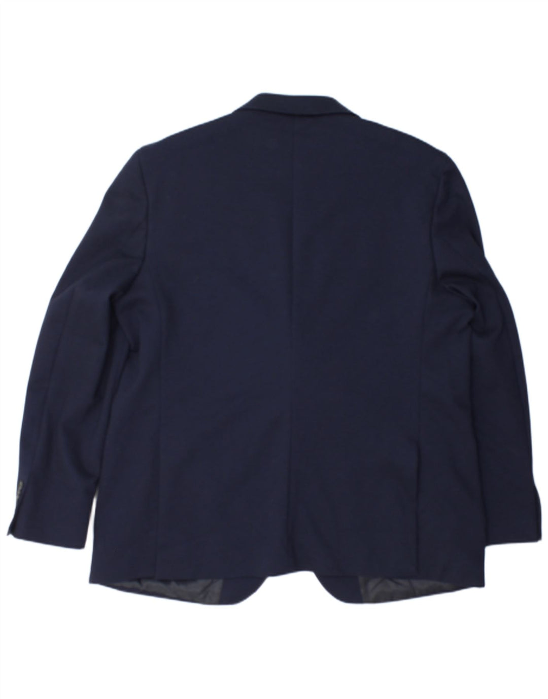 Marks & Spencer Mens 2 Button Blazer Jacket UK 48 2XL Navy Blue Polyamide