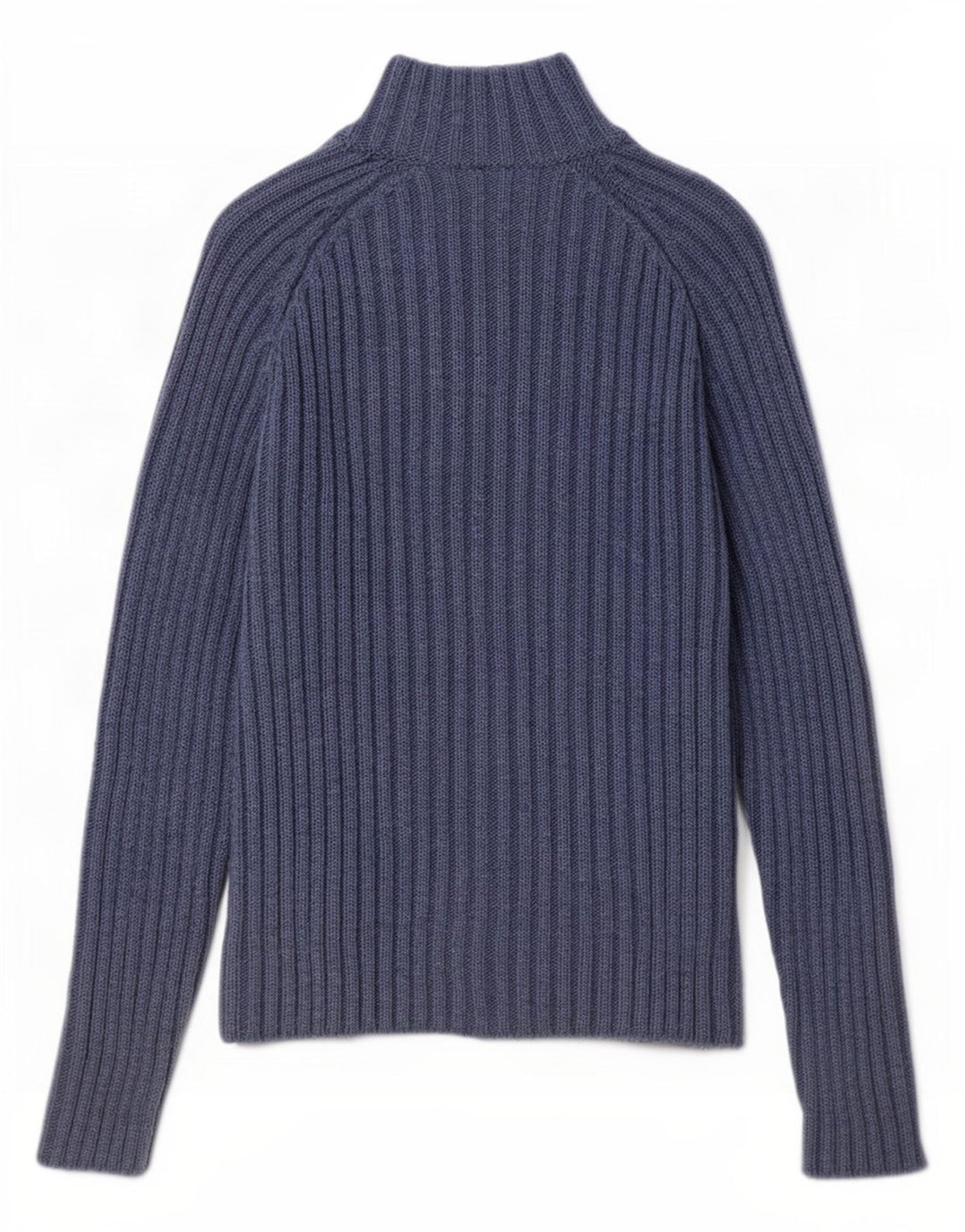 Lacoste Womens Regular Fit Cardigan Sweater Size 38 Medium Blue Wool