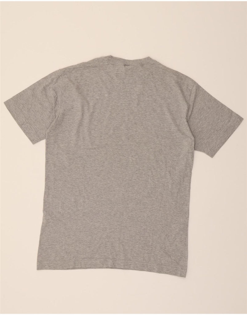 BENETTON Mens T-Shirt Top Medium Grey Cotton Vintage Benetton and Second-Hand Benetton from Messina Hembry 