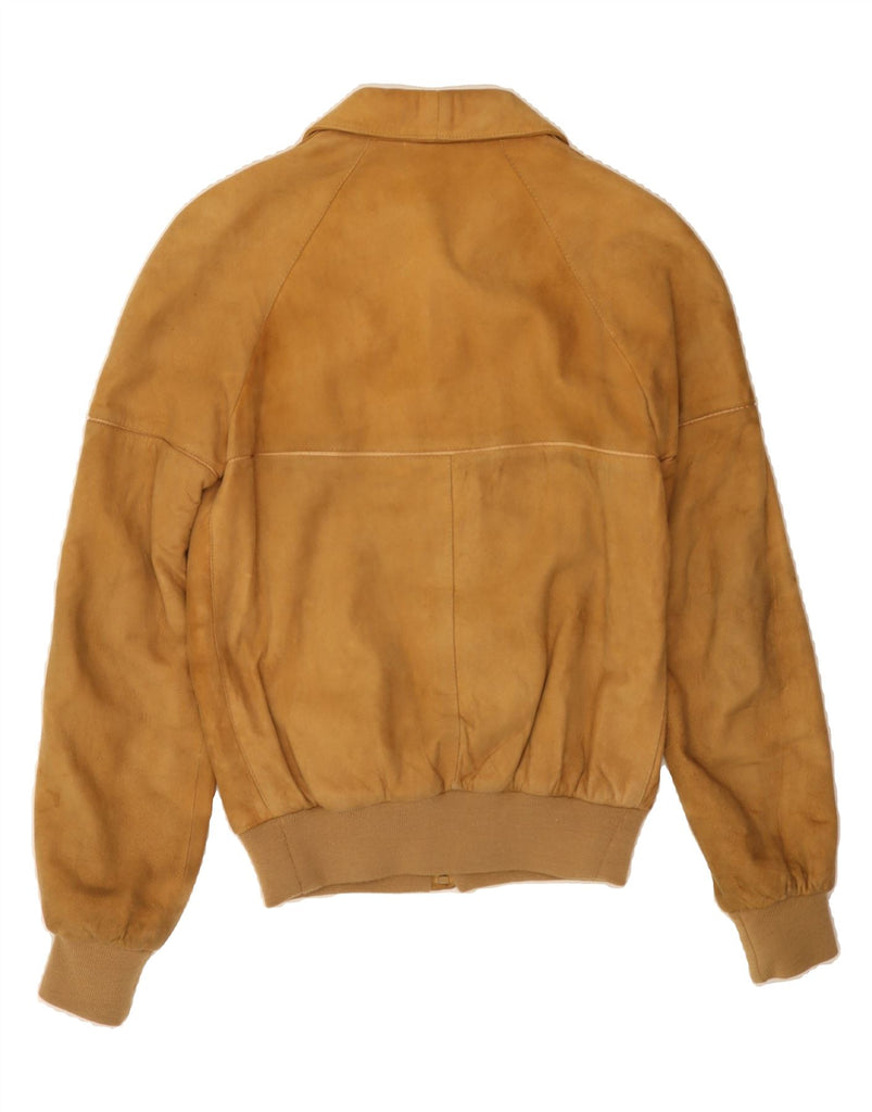 JACKPOT Womens Suede Jacket UK 12 Medium Brown Leather Vintage Jackpot and Second-Hand Jackpot from Messina Hembry 