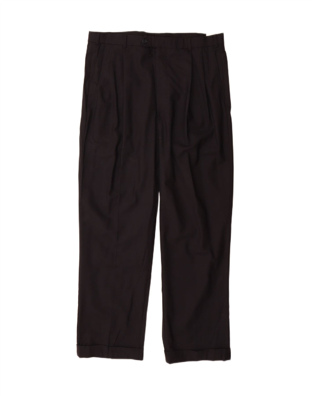 Brooks Brothers Mens 346 Pegged Suit Trousers W36 L32 Navy Blue Wool