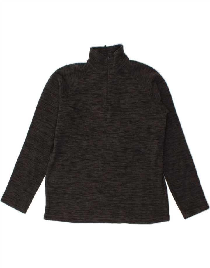 MOUNTAIN WAREHOUSE Mens Zip Neck Fleece Jumper Small Grey Flecked Vintage Mountain Warehouse and Second-Hand Mountain Warehouse from Messina Hembry 
