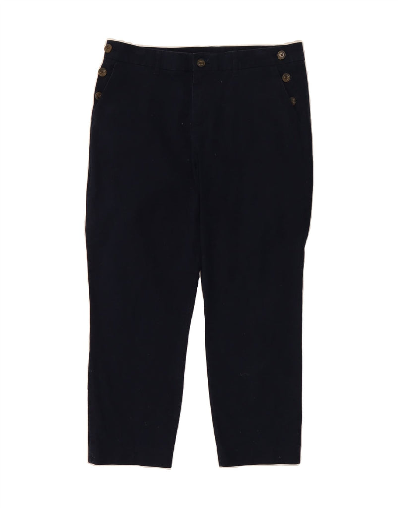 TOMMY HILFIGER Womens Chino Trousers US 10 Large W32 L24 Navy Blue Vintage Tommy Hilfiger and Second-Hand Tommy Hilfiger from Messina Hembry 