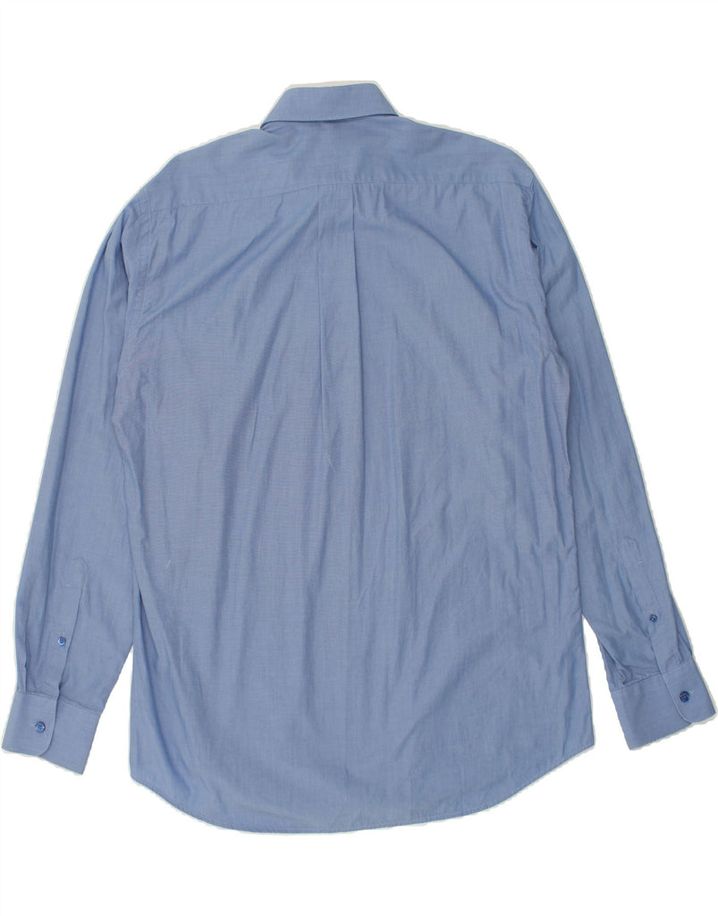 KENZO Mens Shirt Size 39 15 1/2 Medium Blue Cotton | Vintage Kenzo | Thrift | Second-Hand Kenzo | Used Clothing | Messina Hembry 