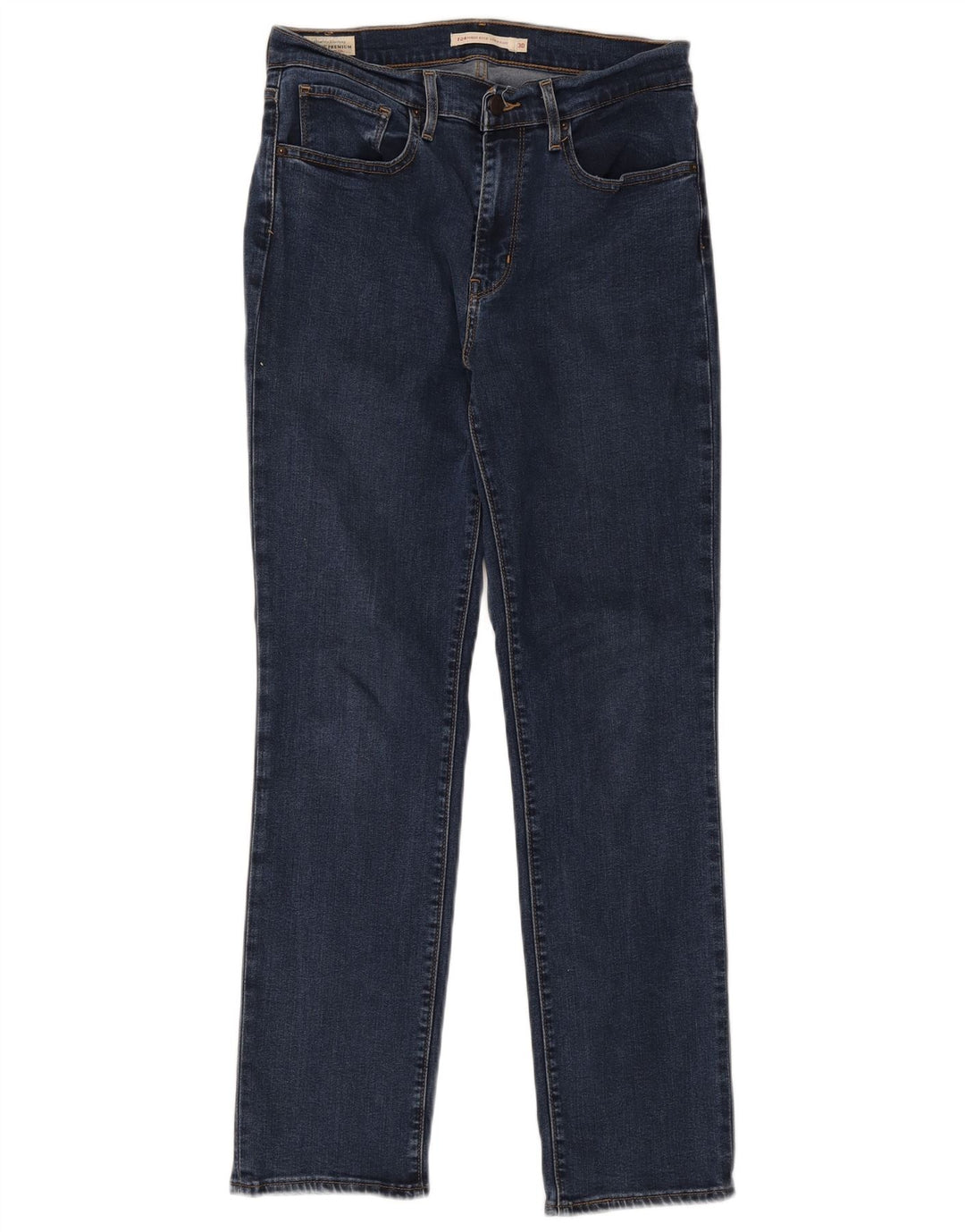 Levi's Womens 724 High Rise Straight Jeans W30 L30 Blue