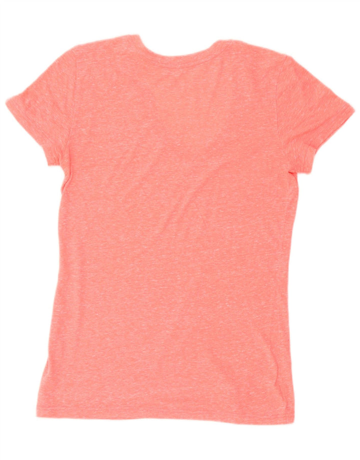 ADIDAS Womens T-Shirt Top UK 8/10 Small Pink Flecked