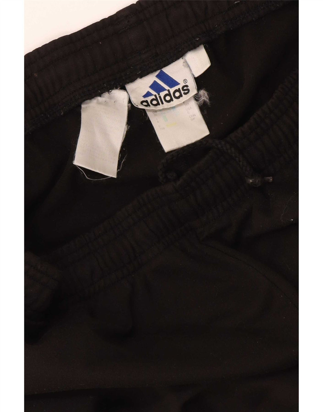 Adidas Mens Tracksuit Trousers Small Black Polyester