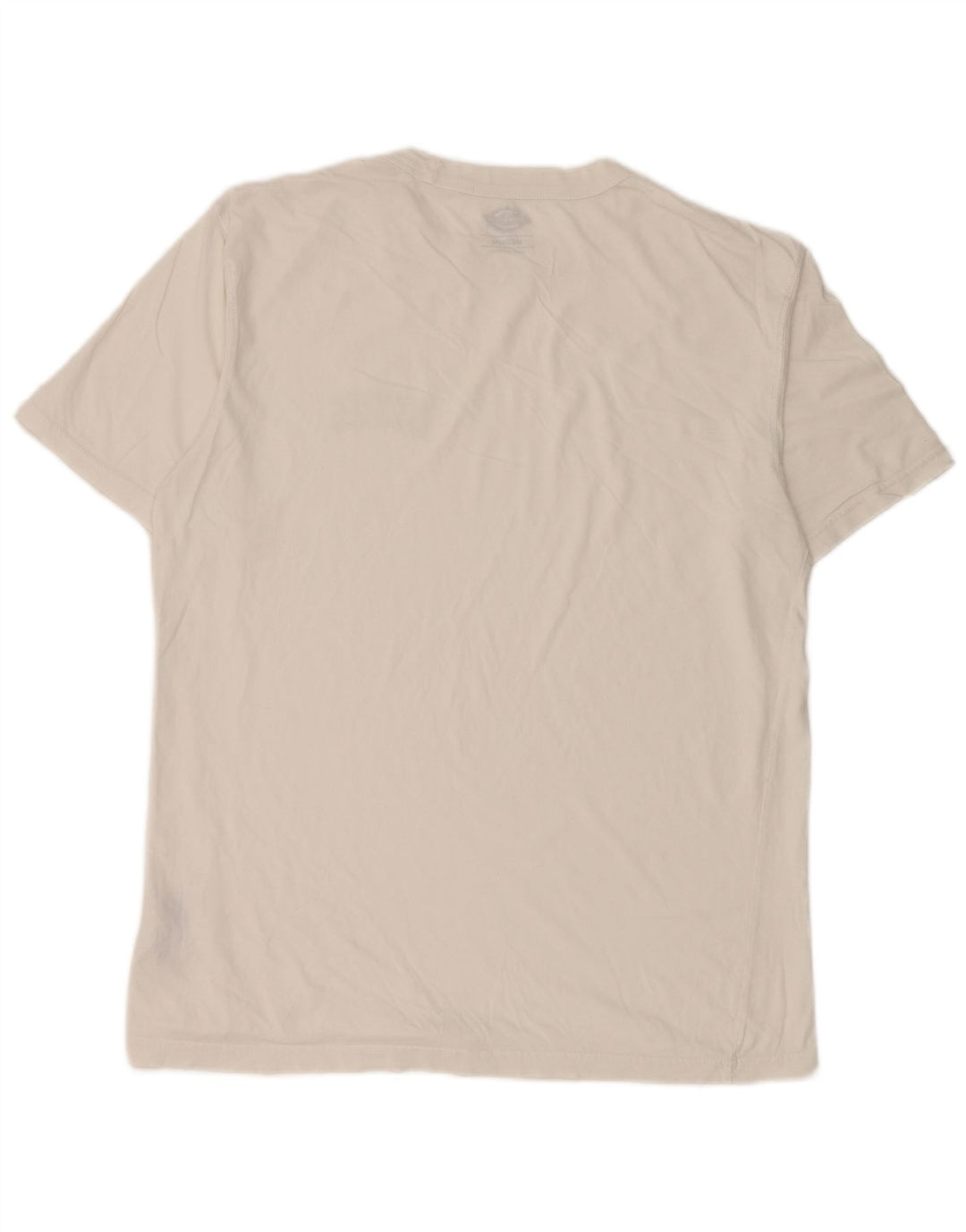 Dickies Mens T-Shirt Top Medium White Cotton