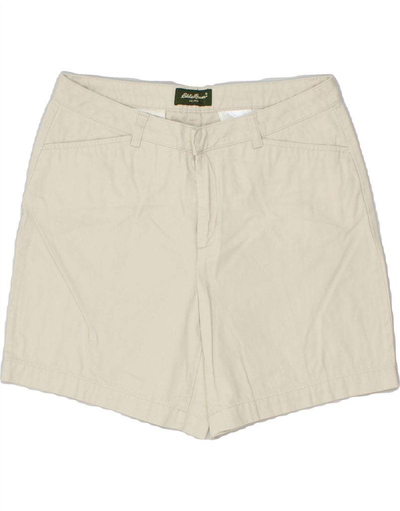 EDDIE BAUER Womens Casual Shorts US 6 Medium W29 Off White Cotton | Vintage Eddie Bauer | Thrift | Second-Hand Eddie Bauer | Used Clothing | Messina Hembry 
