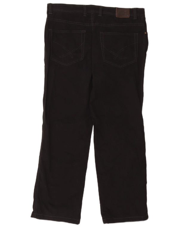 John Lewis Mens Straight Jeans W36 L29 Black Cotton