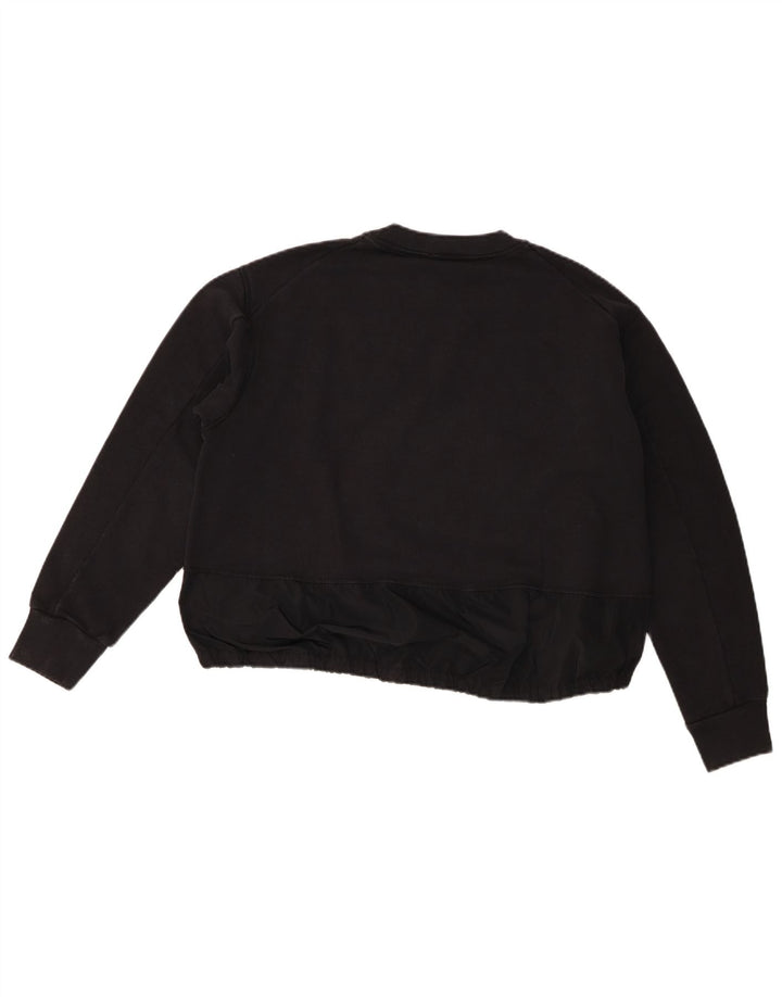 Dsquared2 Girls Oversized Graphic Crop Sweatshirt Jumper 15-16 Years Black