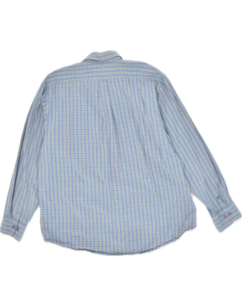 IZOD Mens Shirt XL Blue Check Cotton | Vintage Izod | Thrift | Second-Hand Izod | Used Clothing | Messina Hembry 