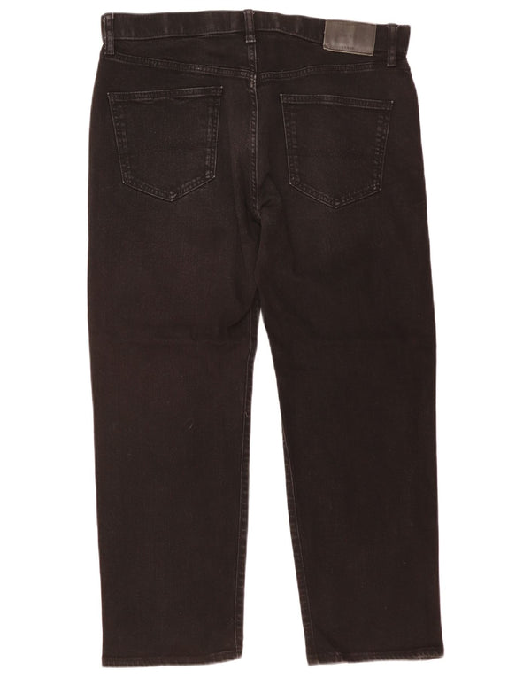 Marks & Spencer Mens Straight Jeans W36 L26 Black