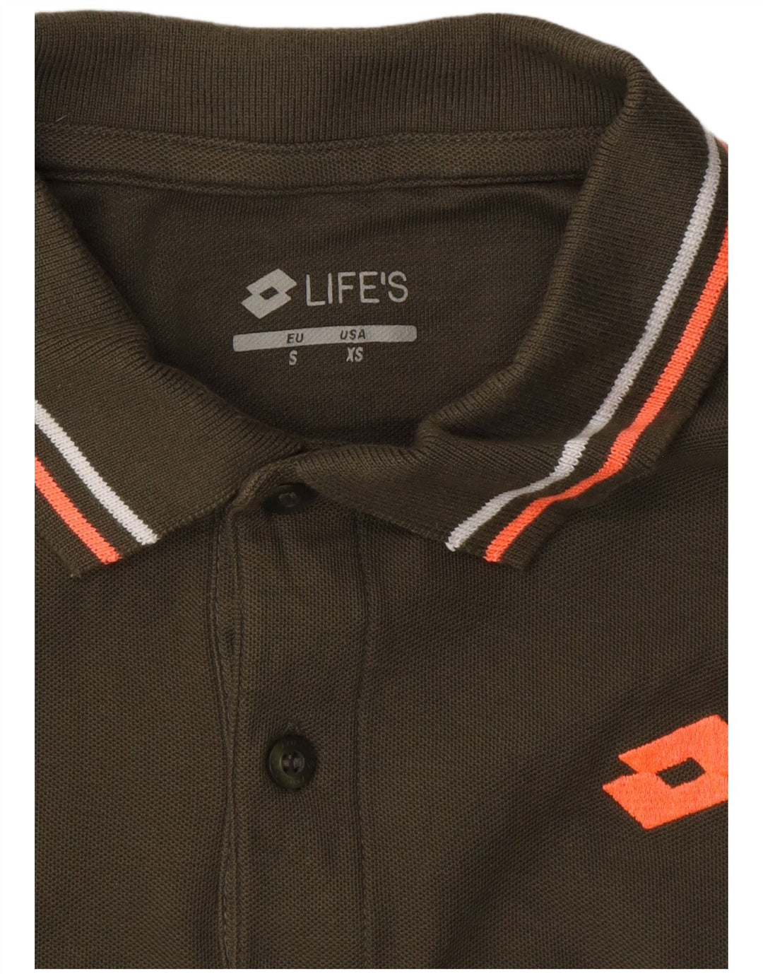LOTTO Mens Life's Polo Shirt XS Khaki