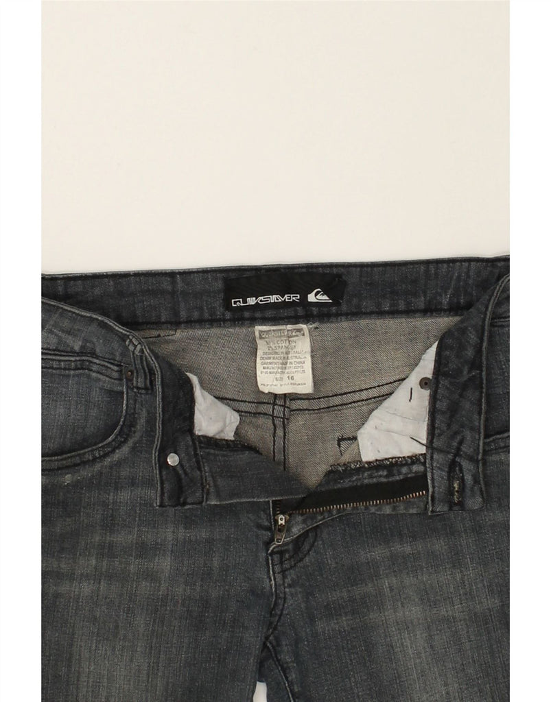 QUIKSILVER Boys Skinny Jeans 15-16 Years W30 L31 Grey Cotton | Vintage Quiksilver | Thrift | Second-Hand Quiksilver | Used Clothing | Messina Hembry 