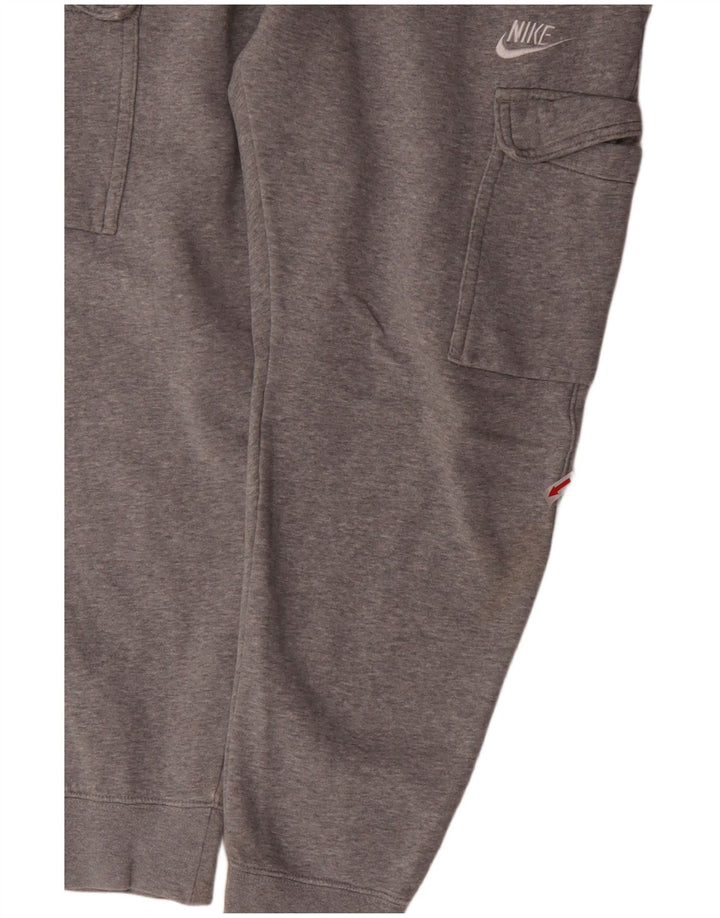 Nike Mens Cargo Tracksuit Trousers Joggers Small Grey Cotton