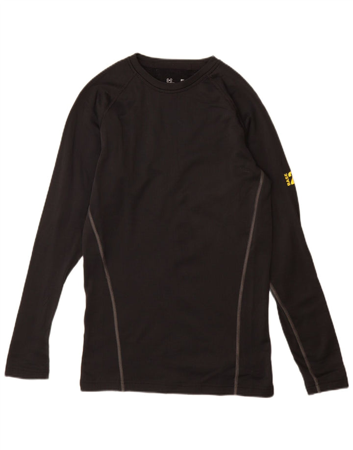 Under Armour Womens Cold Gear Top Long Sleeve UK 10 Small Black Polyester