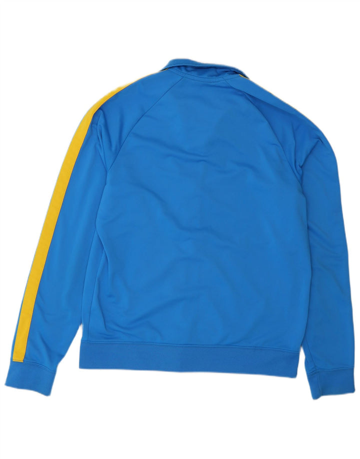 Nike Mens Regular Fit Tracksuit Top Jacket Large Blue Colourblock Sports