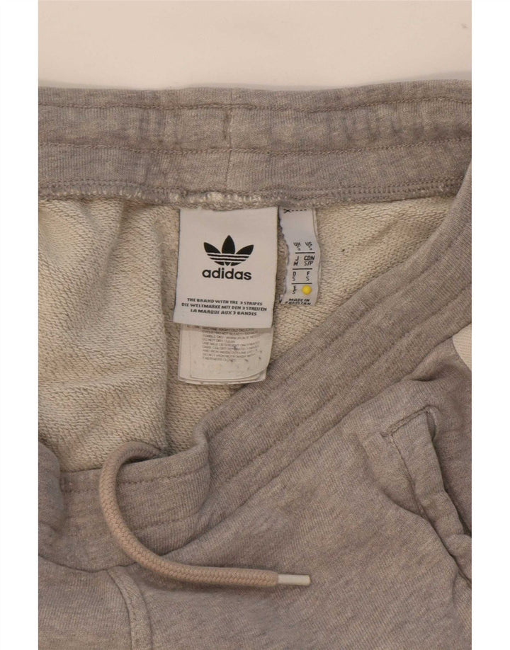 Adidas Mens Sport Shorts Small Grey Cotton