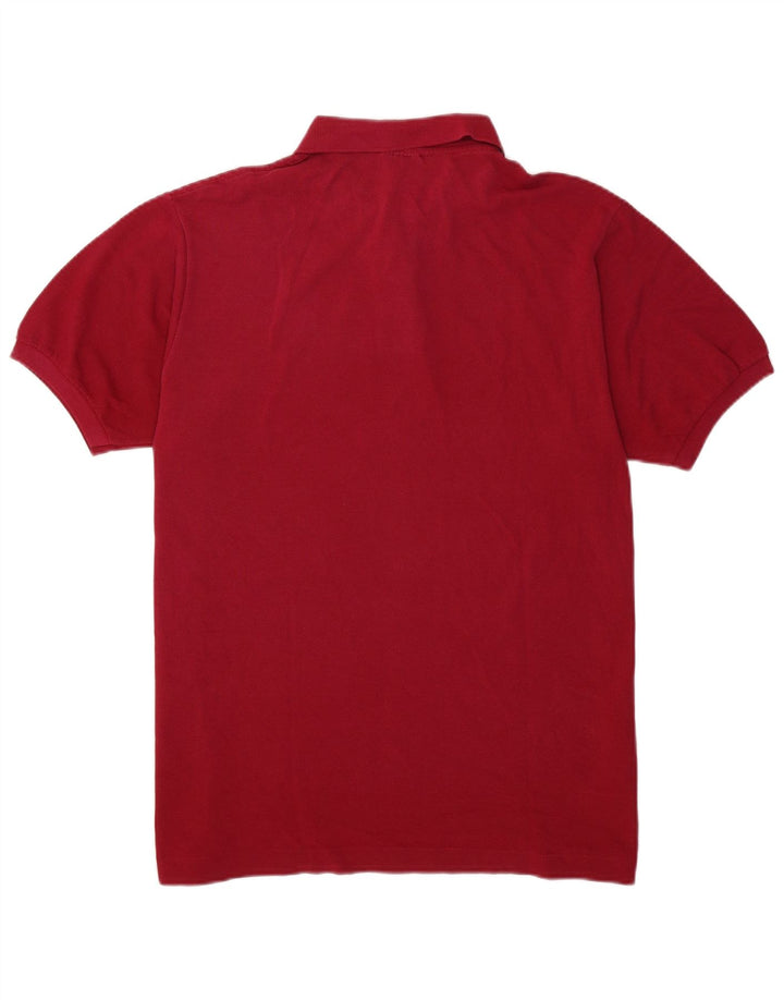 Lacoste Mens Polo Shirt Size 6 XL Red Cotton