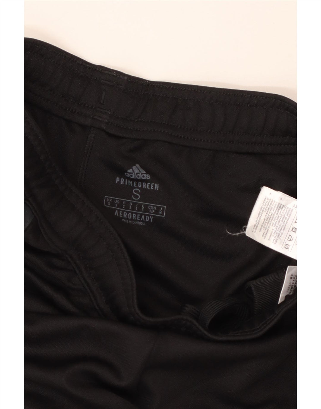 ADIDAS Mens Aeroready Tracksuit Trousers Small  Black Polyester