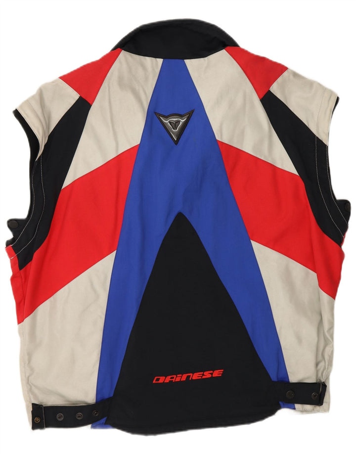 Dainese Mens Graphic Biker Gilet IT 56 XL Multicoloured Colourblock