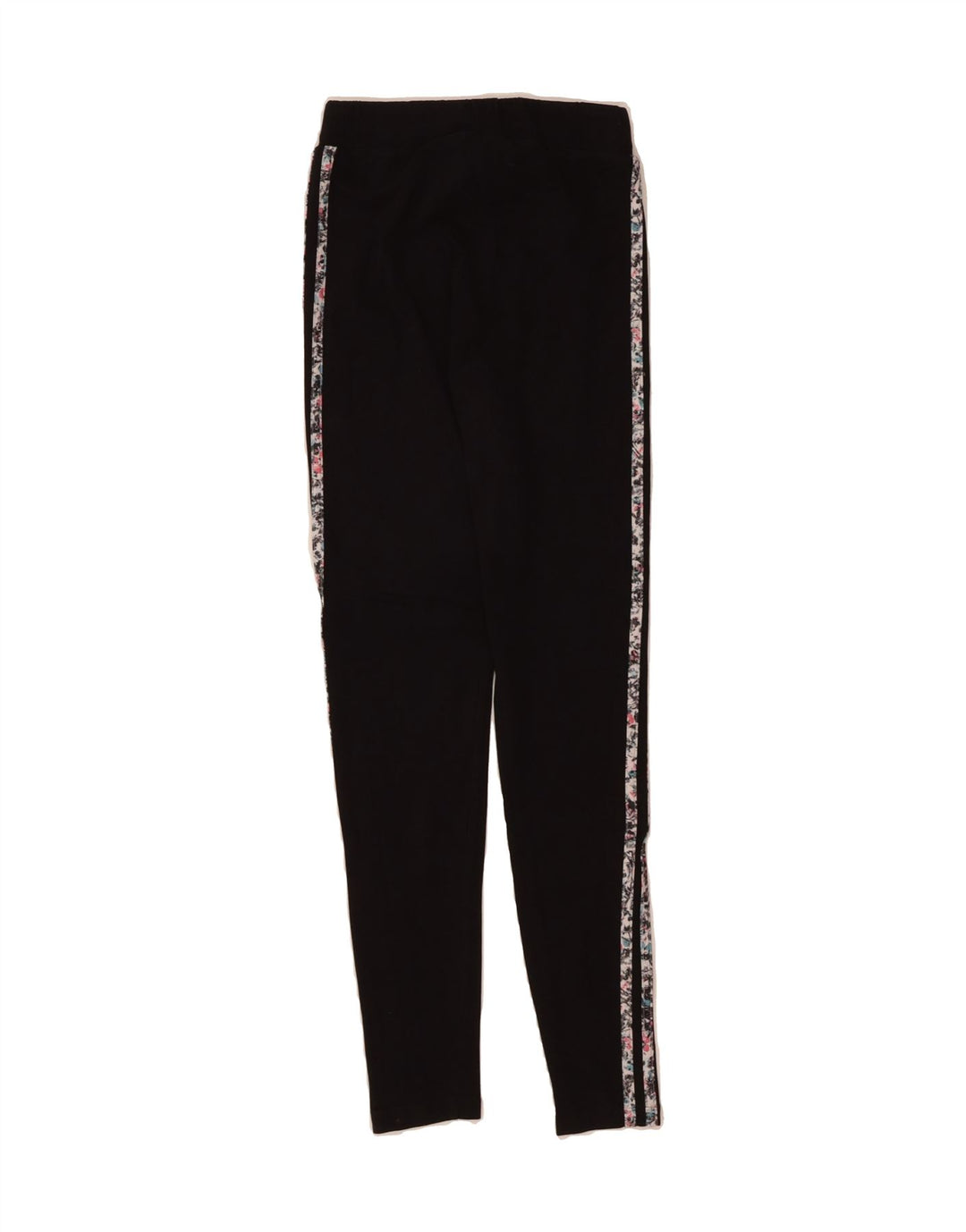 ADIDAS Womens Graphic Leggings UK 10 Small Black Vintage Adidas and Second-Hand Adidas from Messina Hembry 