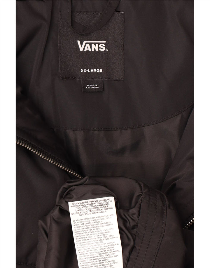VANS Womens Padded Jacket UK 20 2XL Black Polyester