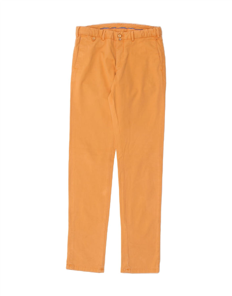 MASSIMO DUTTI Womens Slim Fit Chino Trousers EU 38 Medium W30 L34 Orange | Vintage Massimo Dutti | Thrift | Second-Hand Massimo Dutti | Used Clothing | Messina Hembry 