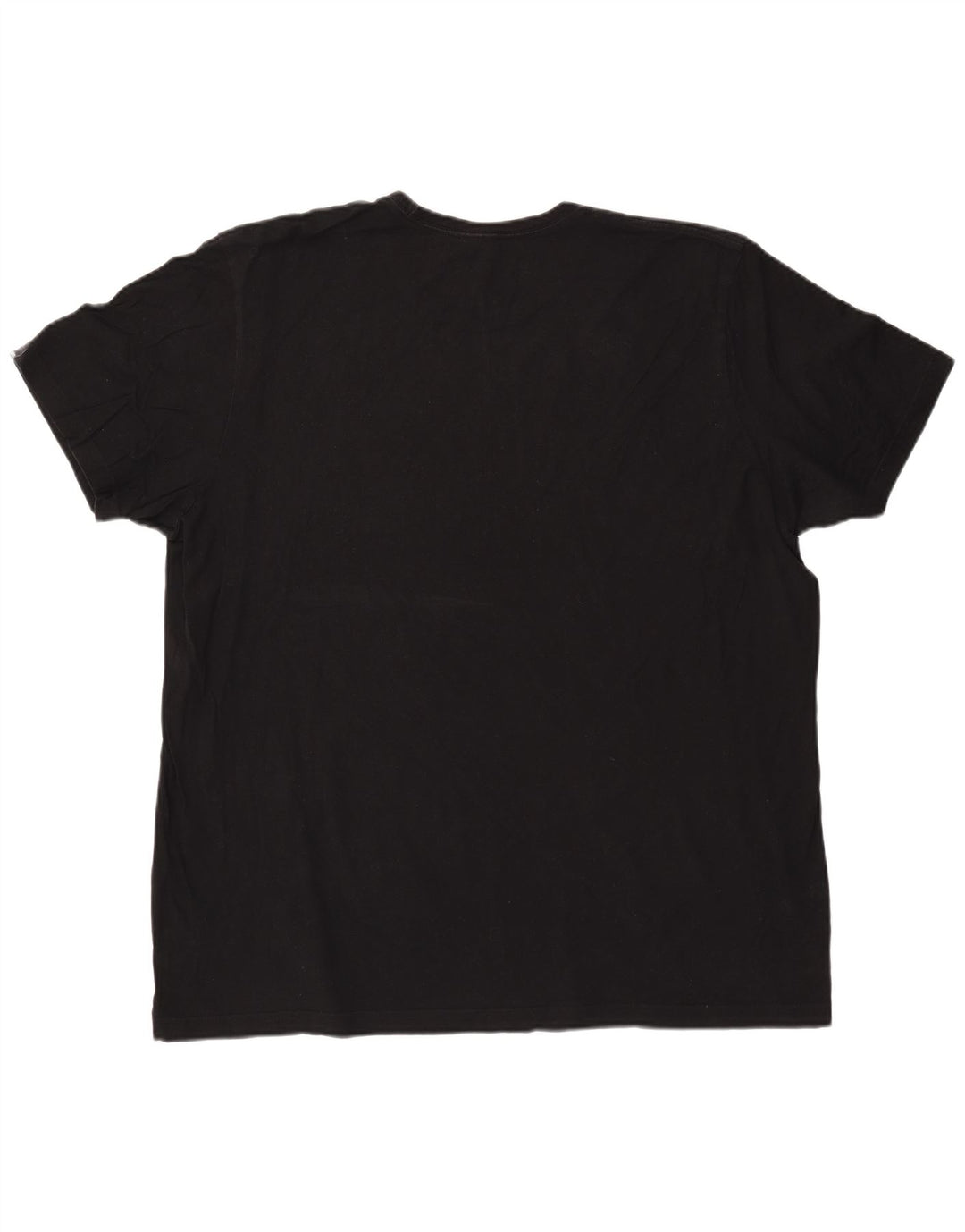 ADIDAS Mens Graphic T-Shirt Top 2XL Black Cotton