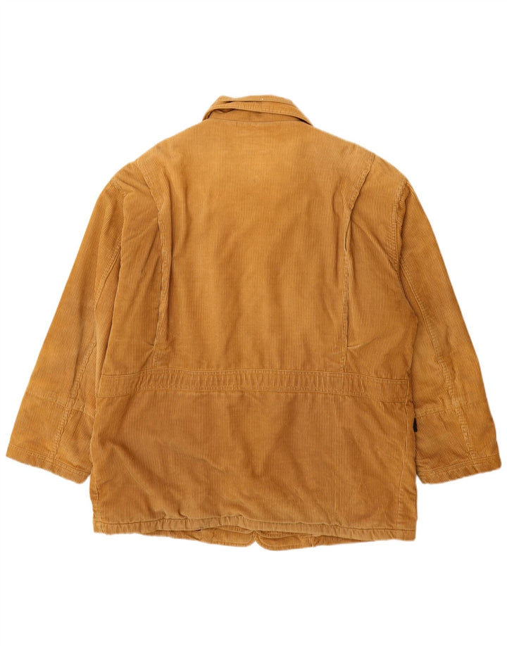 Fay Mens Corduroy Windbreaker Jacket UK 38 Medium Beige Cotton