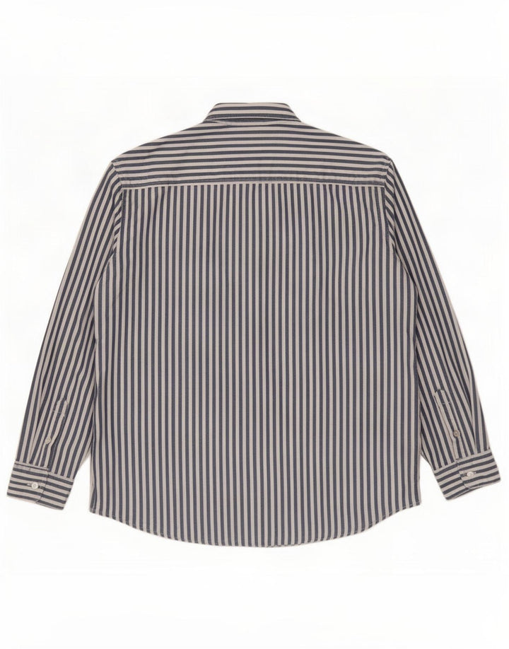 Levi's Mens Relaxed Shirt Large Blue Pinstripe Cotton