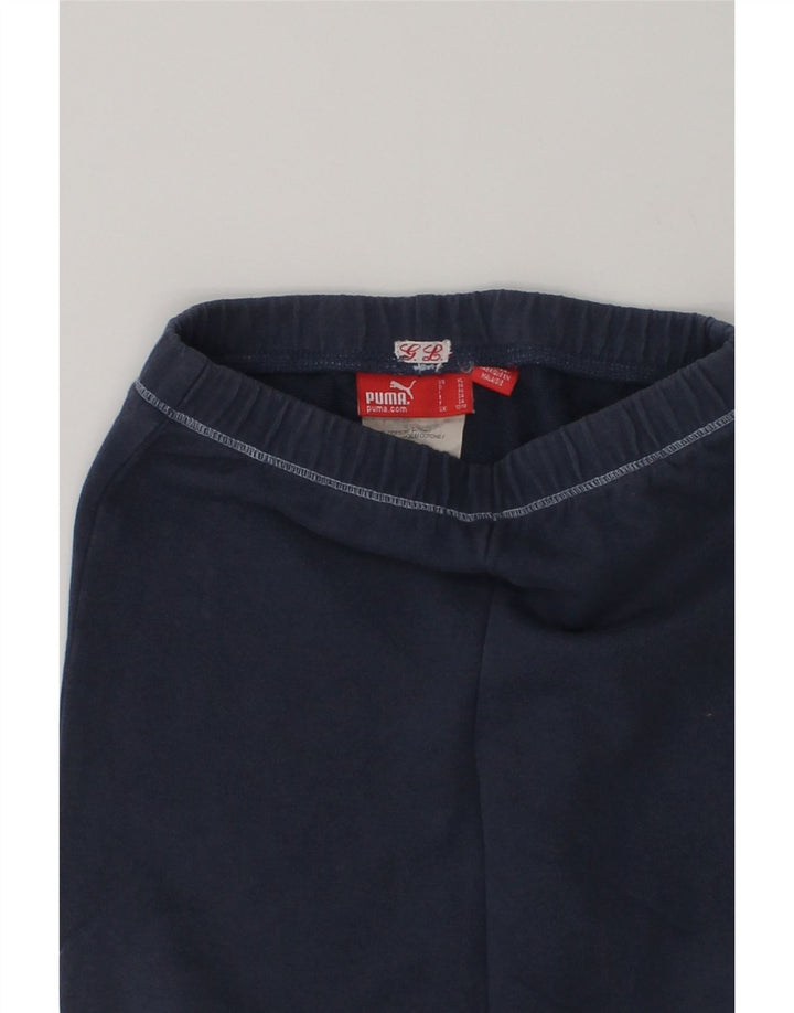 PUMA Baby Boys Tracksuit Trousers 12-18 Months Blue Cotton | Vintage Puma | Thrift | Second-Hand Puma | Used Clothing | Messina Hembry 