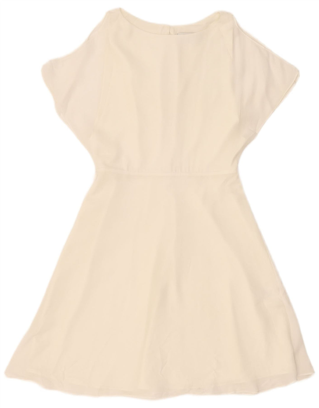 Reiss Womens A-Line Dress UK 10 Small Off White Polyester