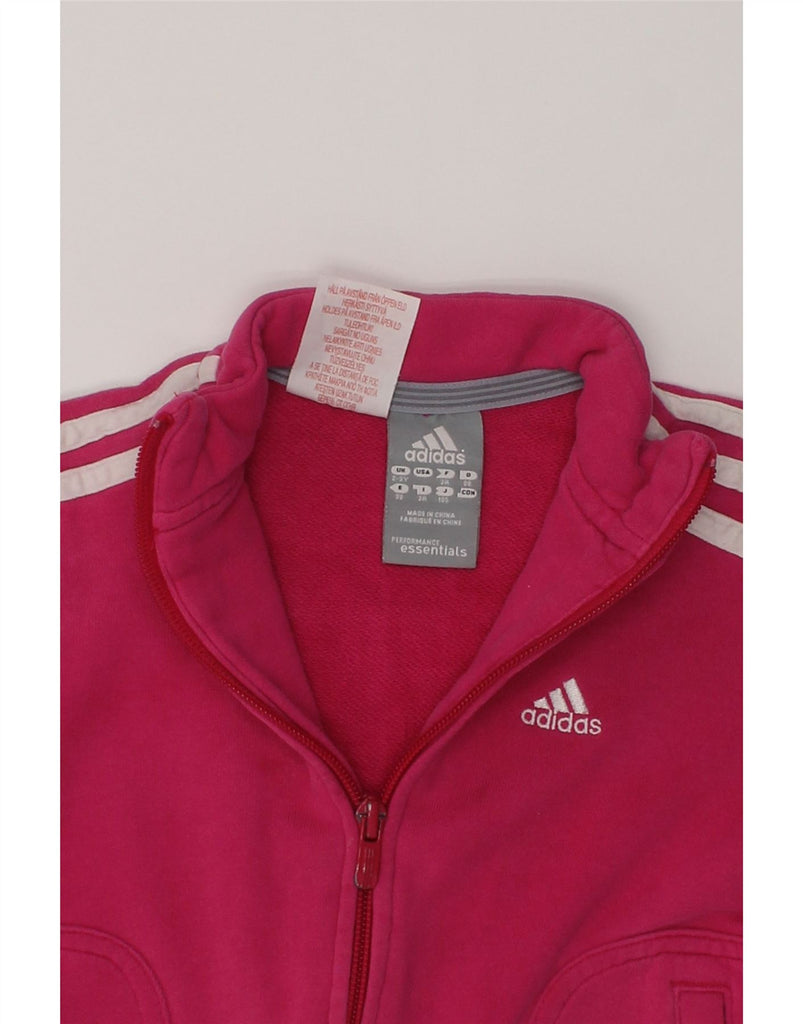 ADIDAS Girls Tracksuit Top Jacket 2-3 Years Pink Cotton | Vintage Adidas | Thrift | Second-Hand Adidas | Used Clothing | Messina Hembry 