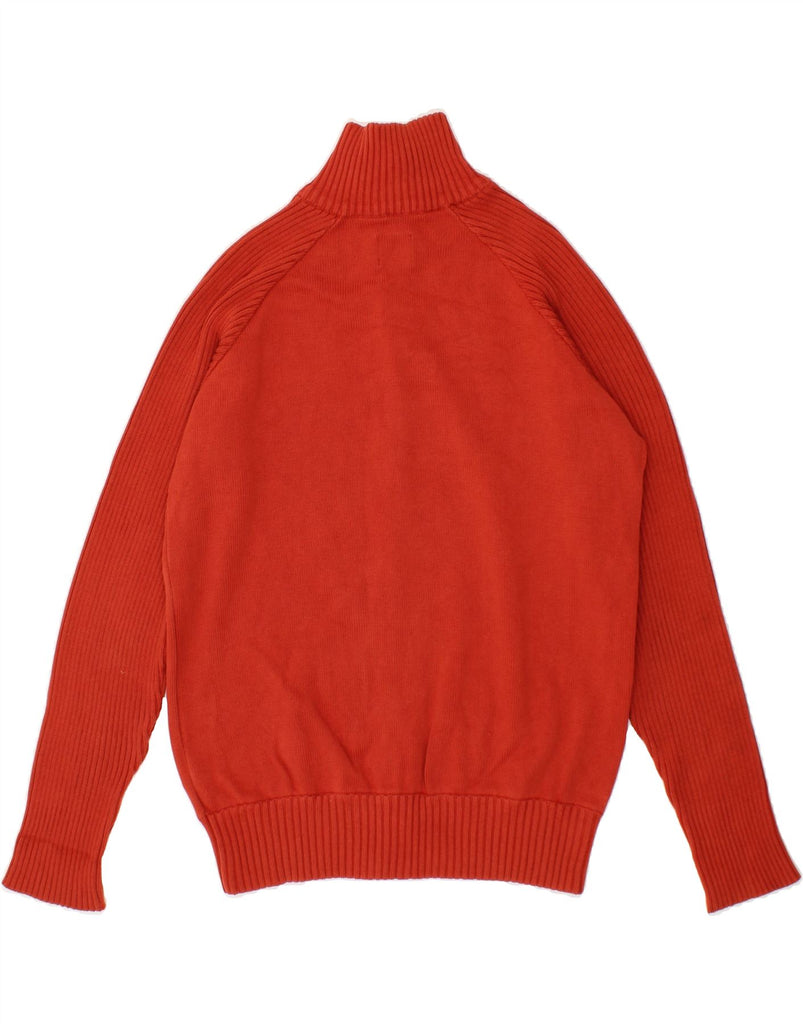 DOCKERS Mens Cardigan Sweater Large Red Cotton Vintage Dockers and Second-Hand Dockers from Messina Hembry 