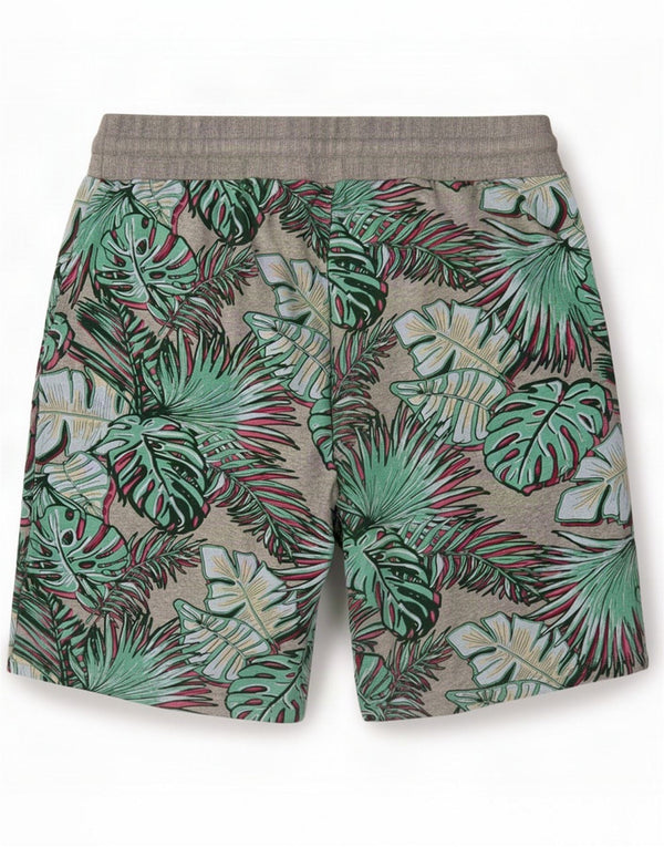 Superdry Mens Sport Shorts Large Green Floral Cotton