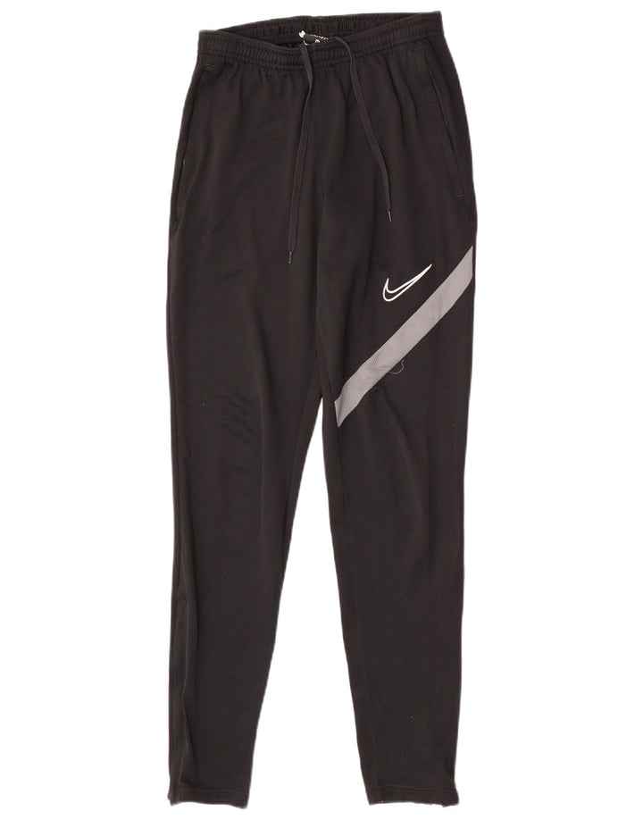 Nike Mens Dri Fit Tracksuit Trousers XS  Black Colourblock Polyester