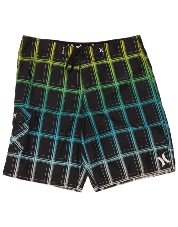 Hurley Mens Swimming Shorts XL  Multicoloured Check