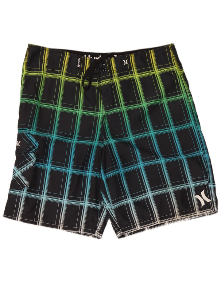 Hurley Mens Swimming Shorts XL  Multicoloured Check