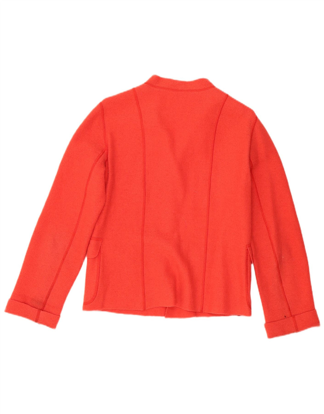 Alberto Aspesi Womens 3 Button Blazer Jacket IT 42 Medium Red Wool